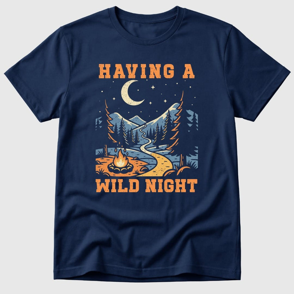 Navy A Wild Night - Mosaic Rhino