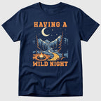 Navy A Wild Night - Mosaic Rhino