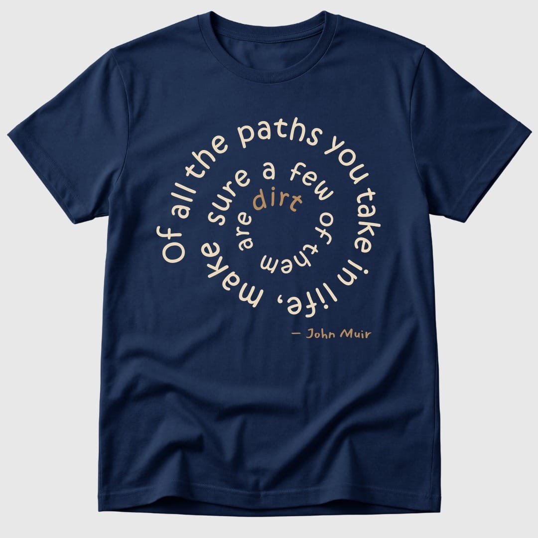 Navy All The Paths - Mosaic Rhino