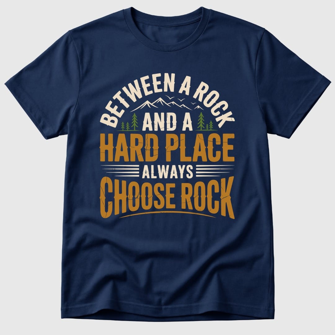Navy Always Choose Rock - Mosaic Rhino