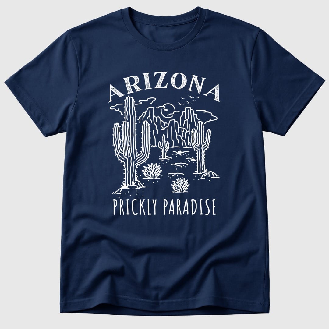 Navy Arizona Prickly Paradise - Mosaic Rhino