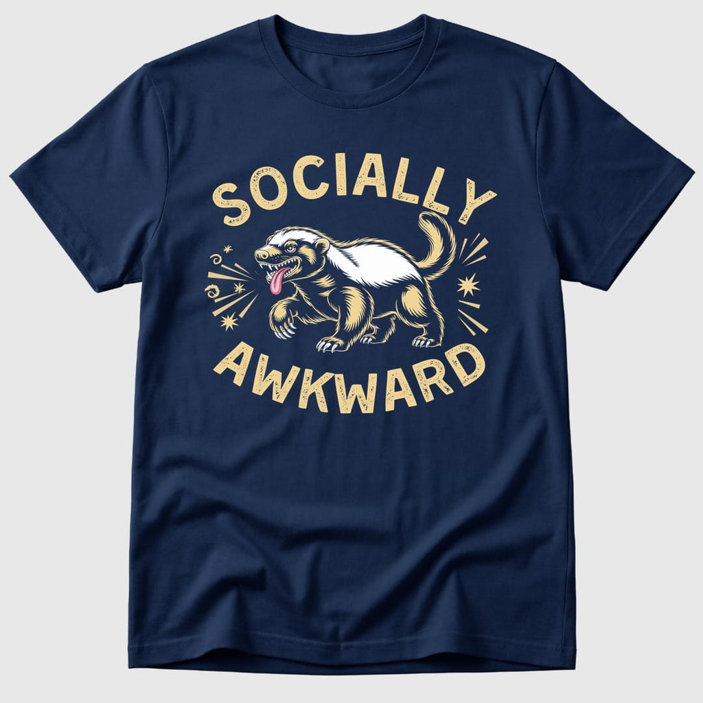 Navy Awkward Honey Badger - Mosaic Rhino