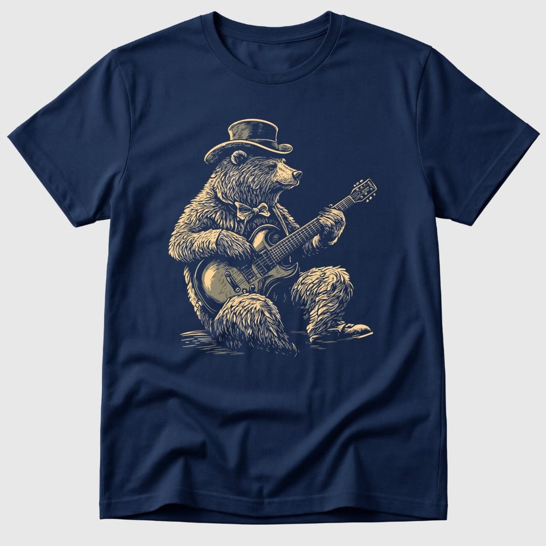Navy Backwoods Blues Bear - Mosaic Rhino