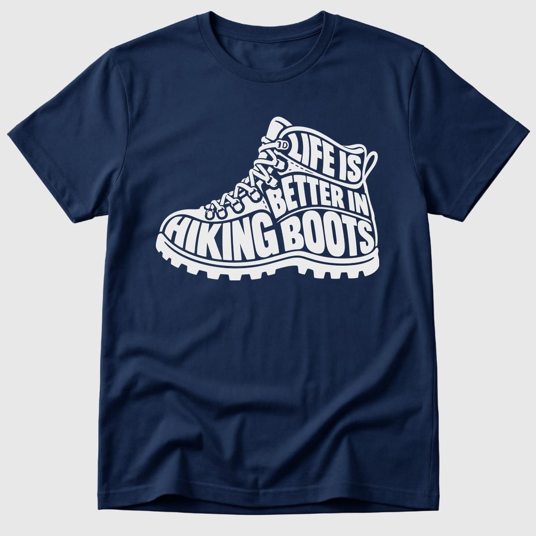 Navy Better In Hiking Boots - Mosaic Rhino