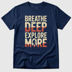 Navy Breathe Deep - Mosaic Rhino