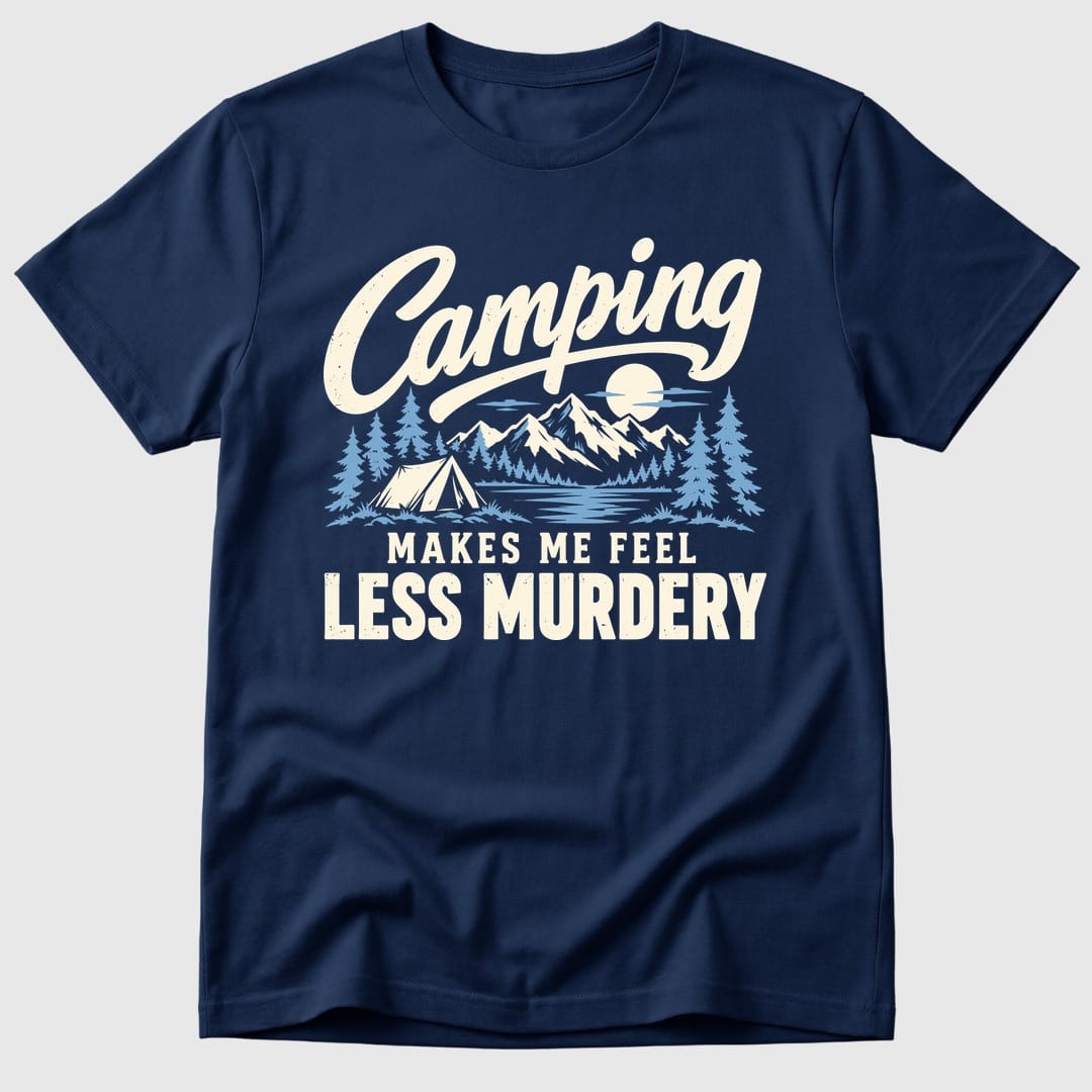 Navy Camping Feels Better - Mosaic Rhino