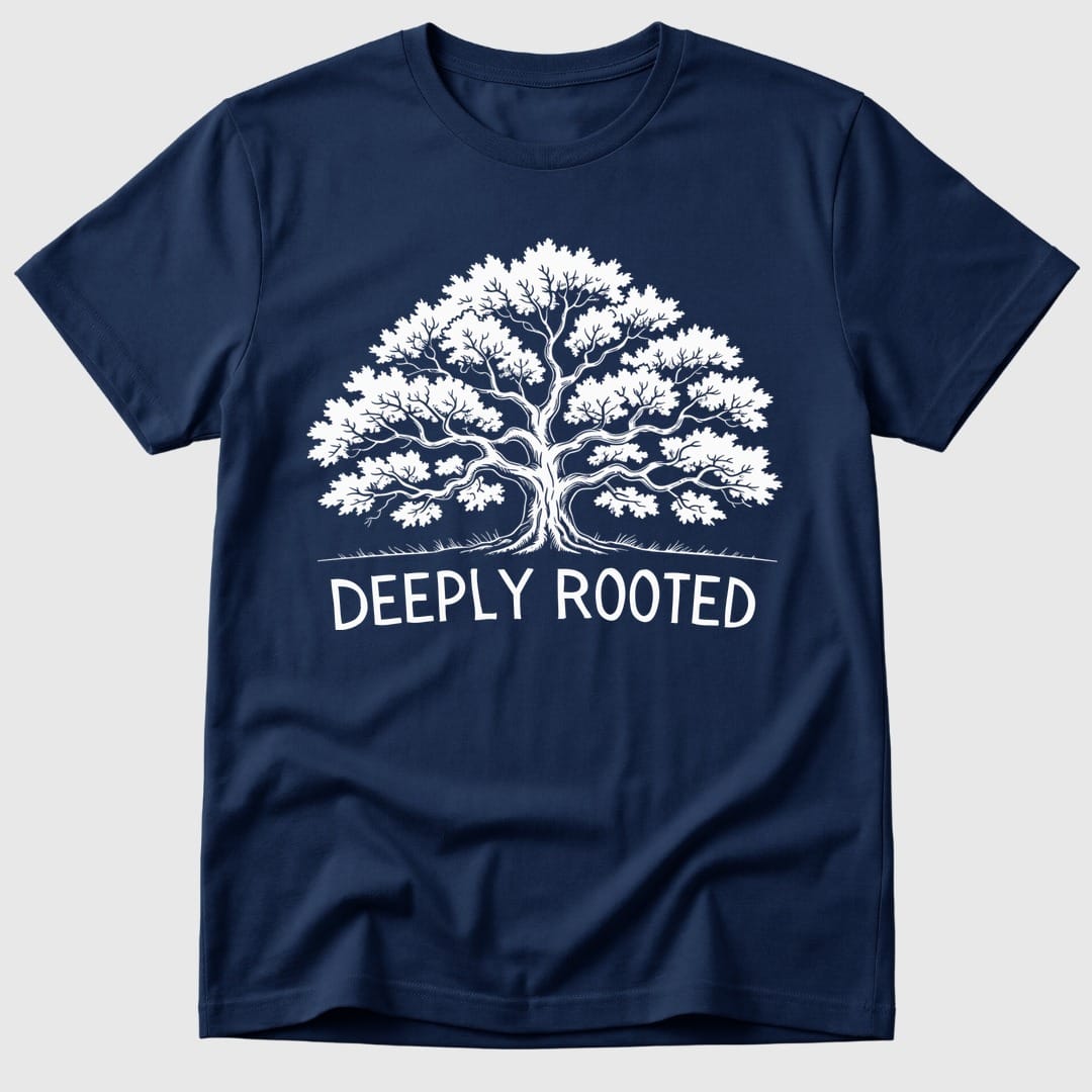 Navy Deeply Rooted - Mosaic Rhino