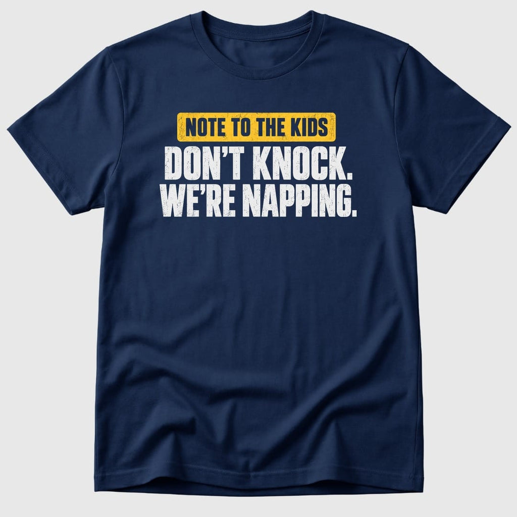 Navy Don't Knock We're Napping - Mosaic Rhino