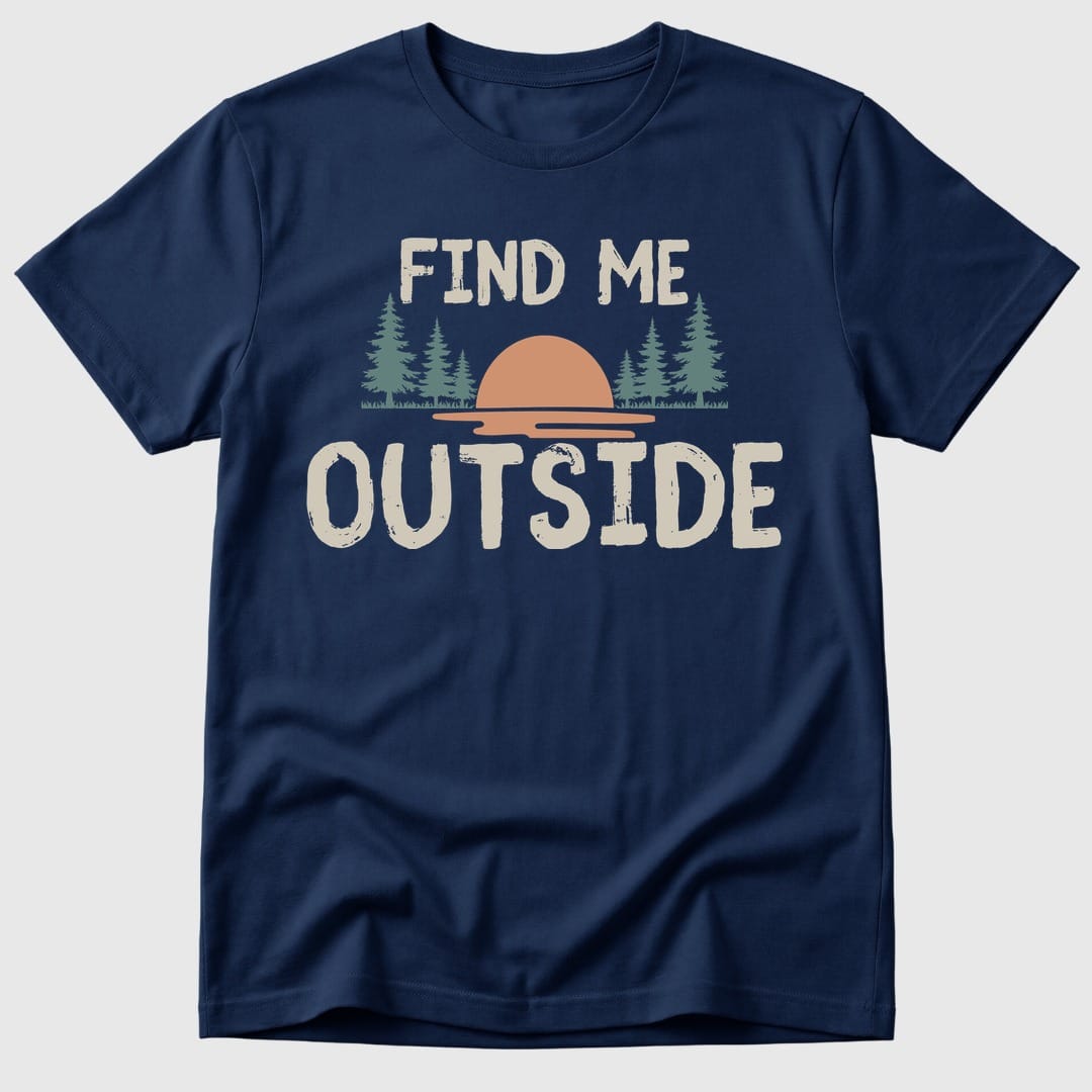 Navy Find Me Outside - Mosaic Rhino