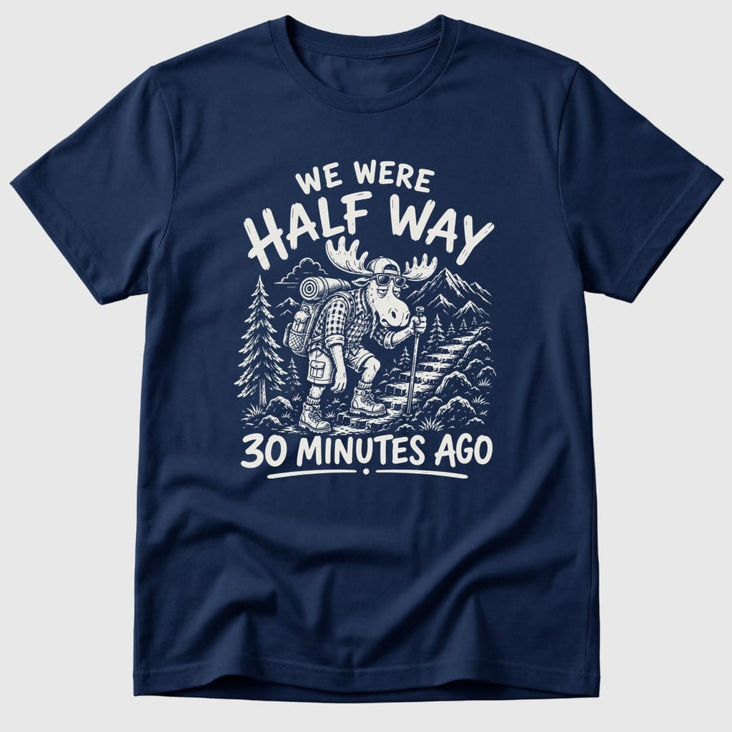 Navy Half Way Moose - Mosaic Rhino