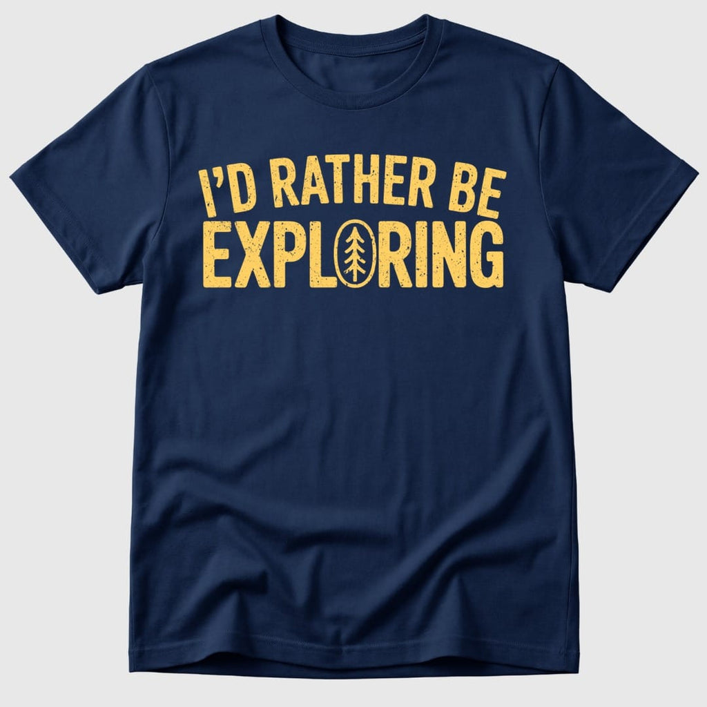 Navy I'd Rather Explore - Mosaic Rhino