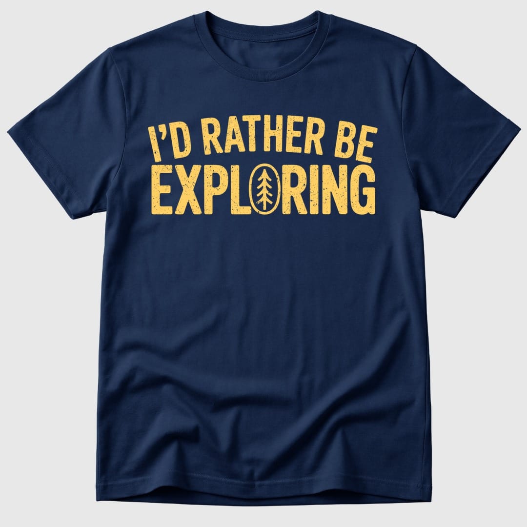 Navy I'd Rather Explore - Mosaic Rhino