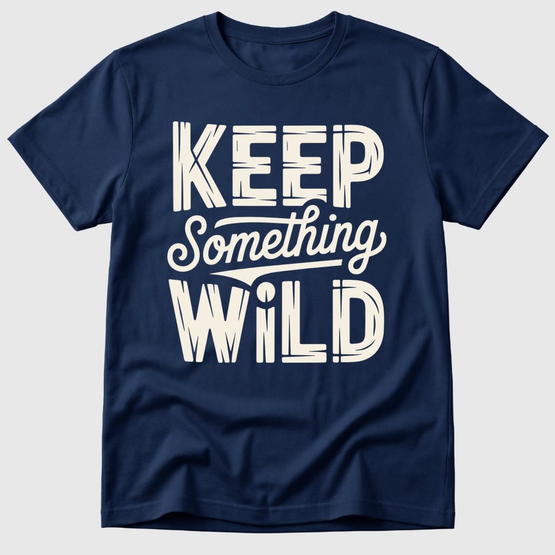 Navy Keep Something Wild - Mosaic Rhino