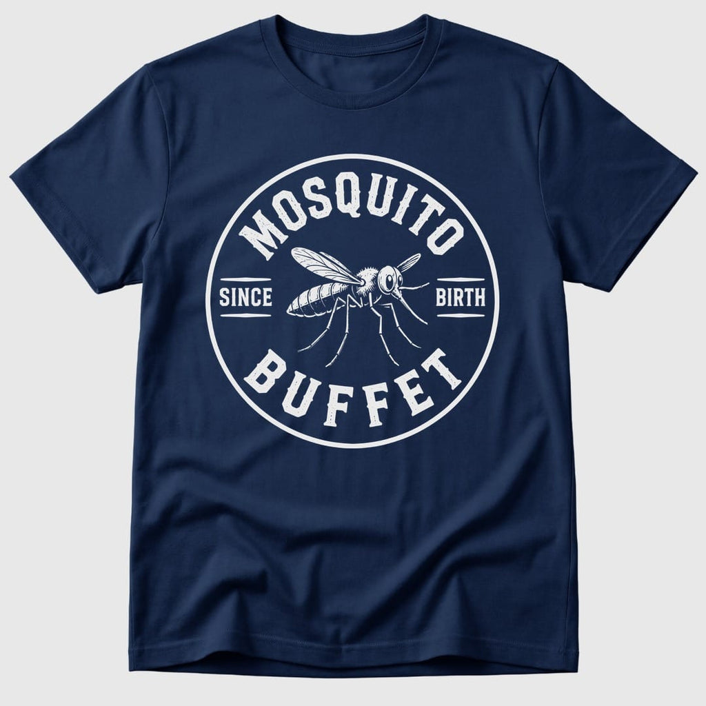 Navy Mosquito Buffet - Mosaic Rhino