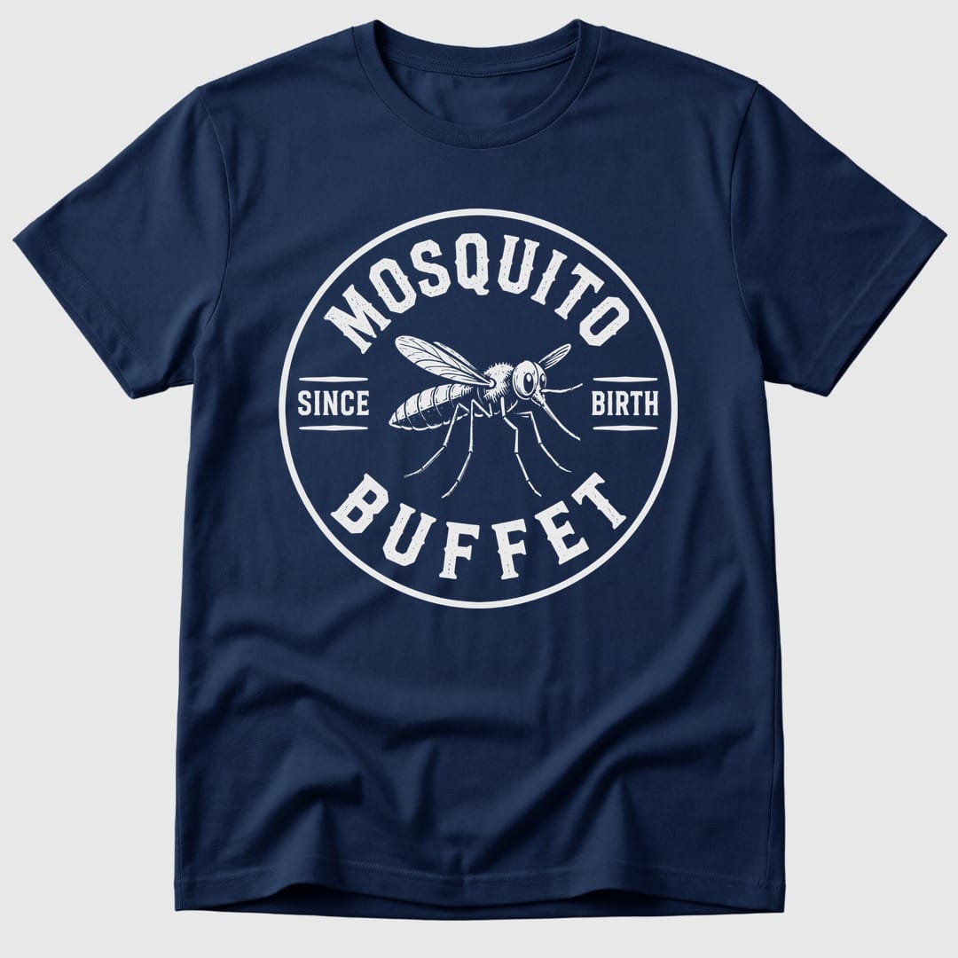 Navy Mosquito Buffet - Mosaic Rhino