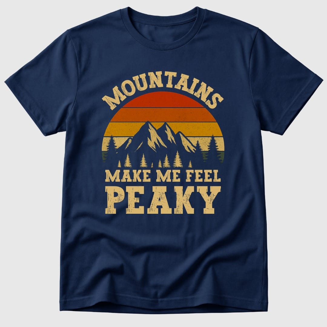 Navy Mountains Feeling Peaky - Mosaic Rhino