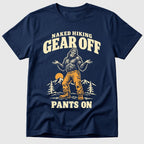 Navy Naked Hiking Pants On - Mosaic Rhino