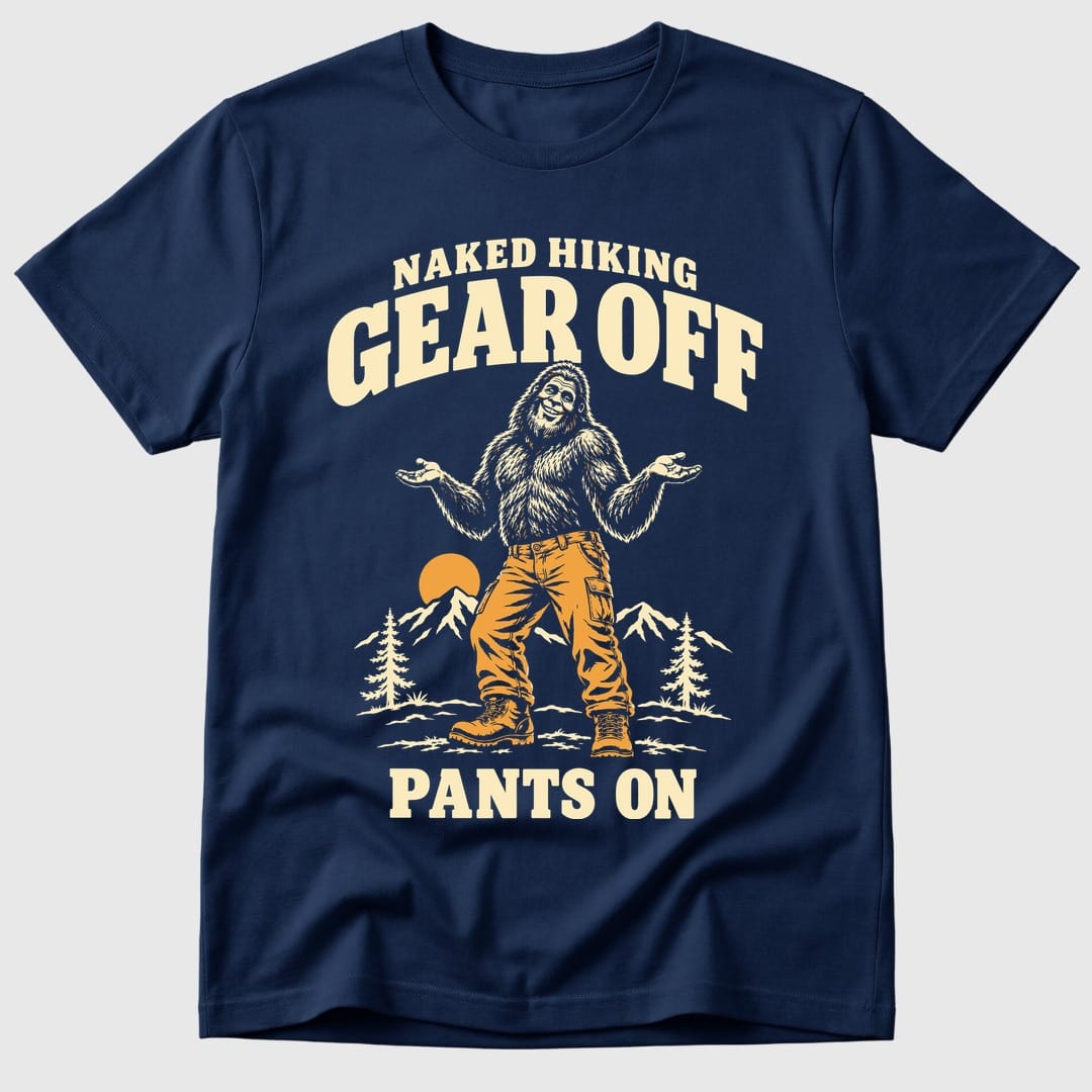 Navy Naked Hiking Pants On - Mosaic Rhino