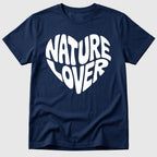 Navy Nature Lover Heart - Mosaic Rhino