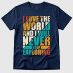 Navy Never Stop Exploring - Mosaic Rhino