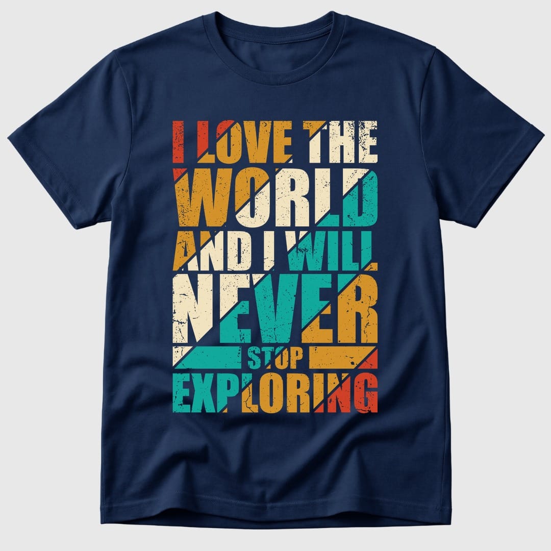 Navy Never Stop Exploring - Mosaic Rhino