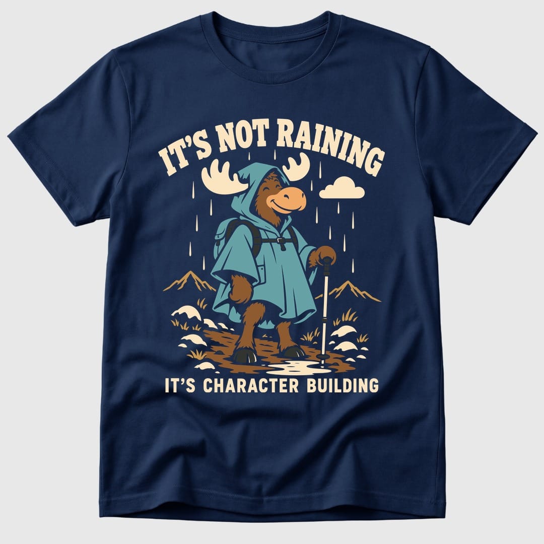 Navy Not Raining - Mosaic Rhino