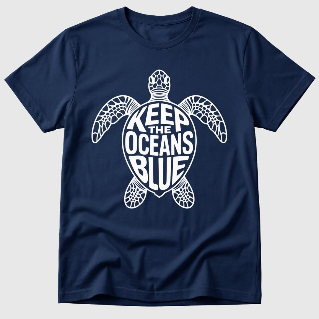 Navy Oceans Blue Turtle - Mosaic Rhino