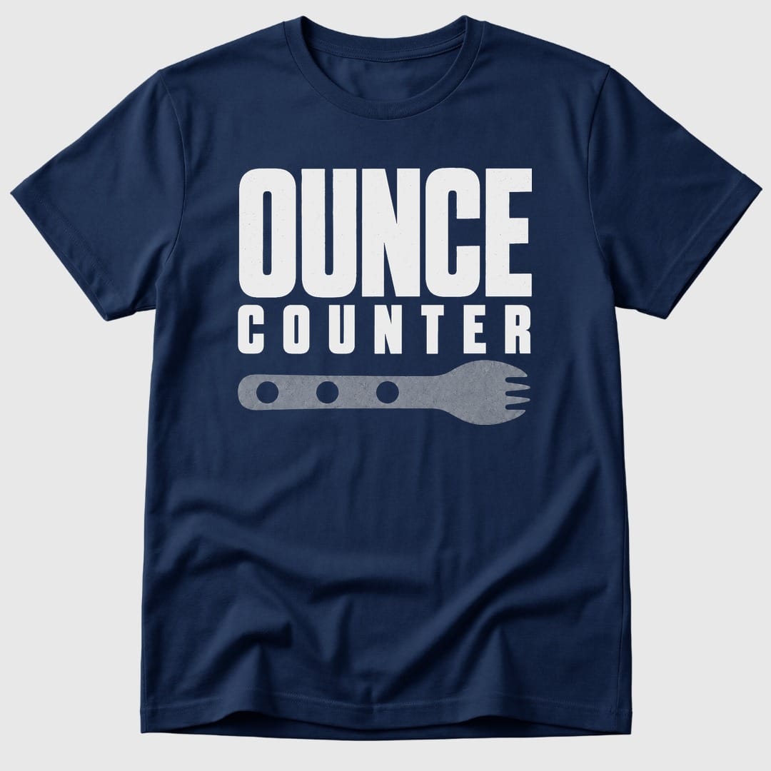 Navy Ounce Counter - Mosaic Rhino