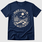 Navy Peace In Wild Places - Mosaic Rhino