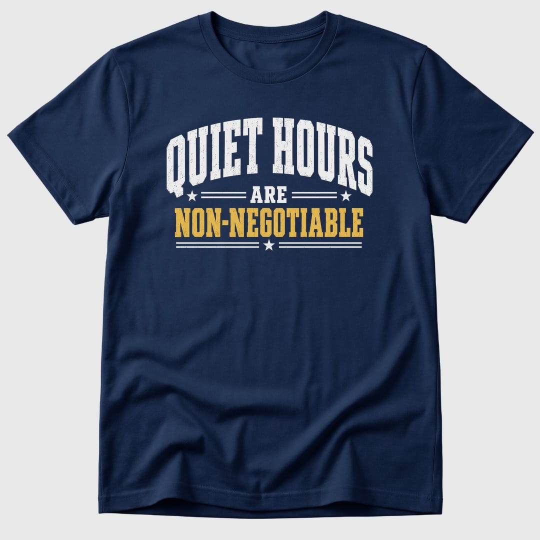 Navy Quiet Hours - Mosaic Rhino