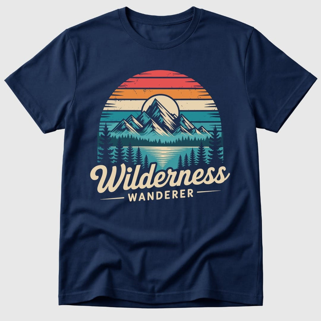 Navy Retro Wilderness Wanderer - Mosaic Rhino