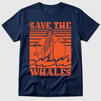 Navy Save The Whales - Mosaic Rhino