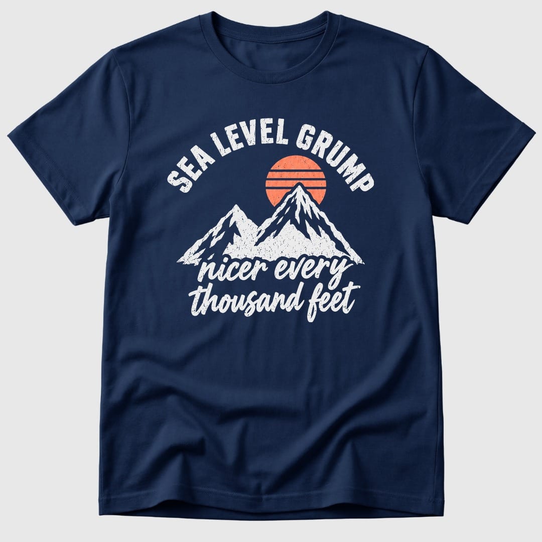 Navy Sea Level Grump - Mosaic Rhino
