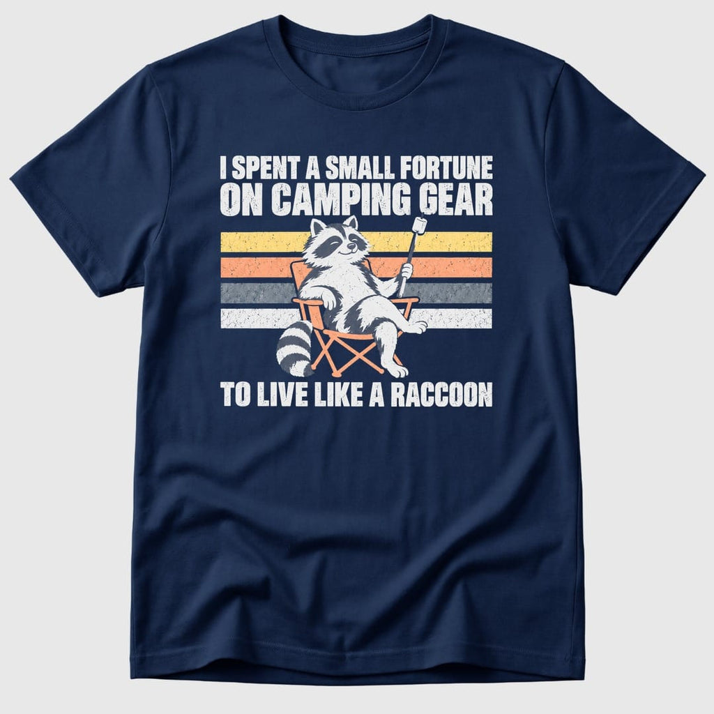 Navy Small Fortune Raccoon - Mosaic Rhino