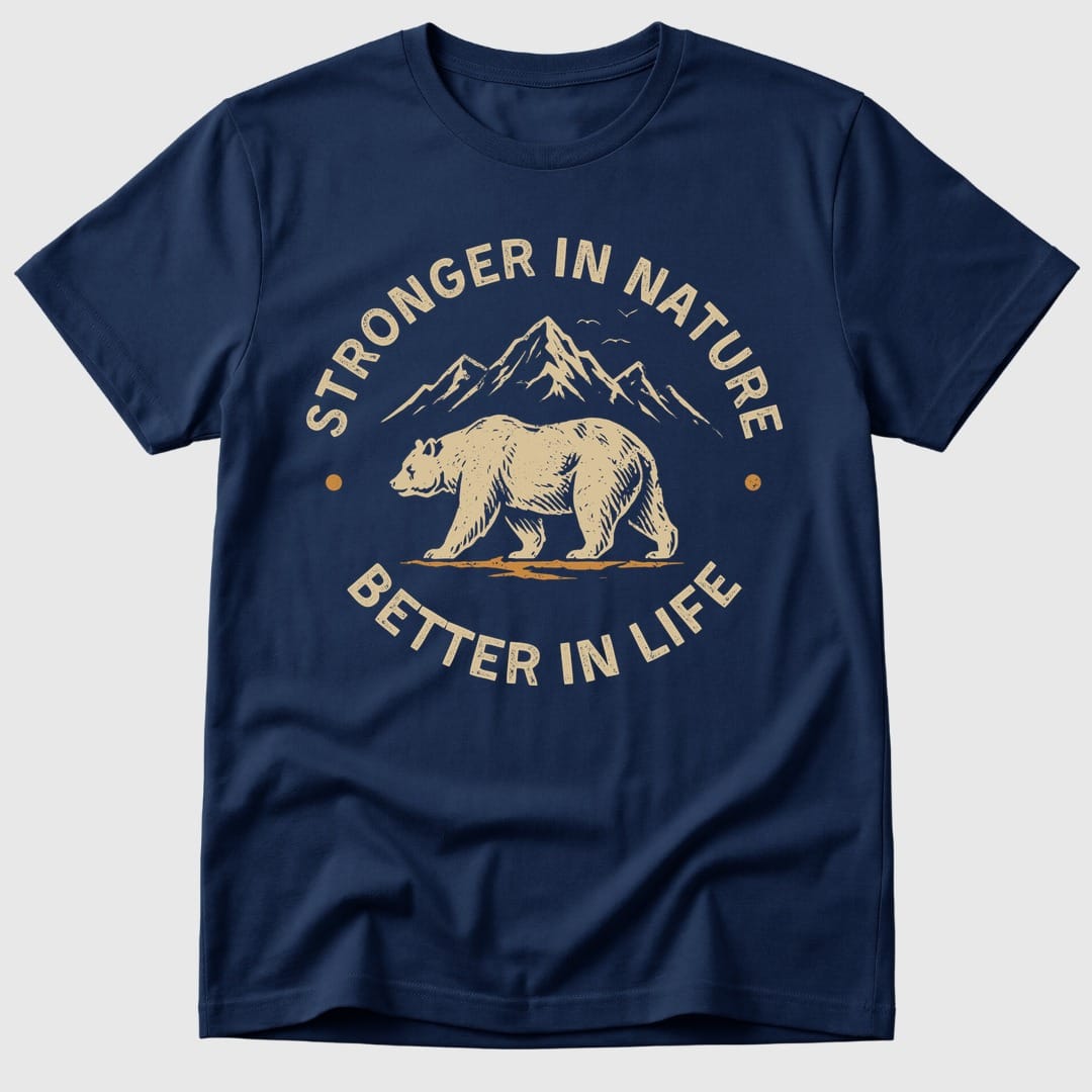Navy Stronger In Nature - Mosaic Rhino