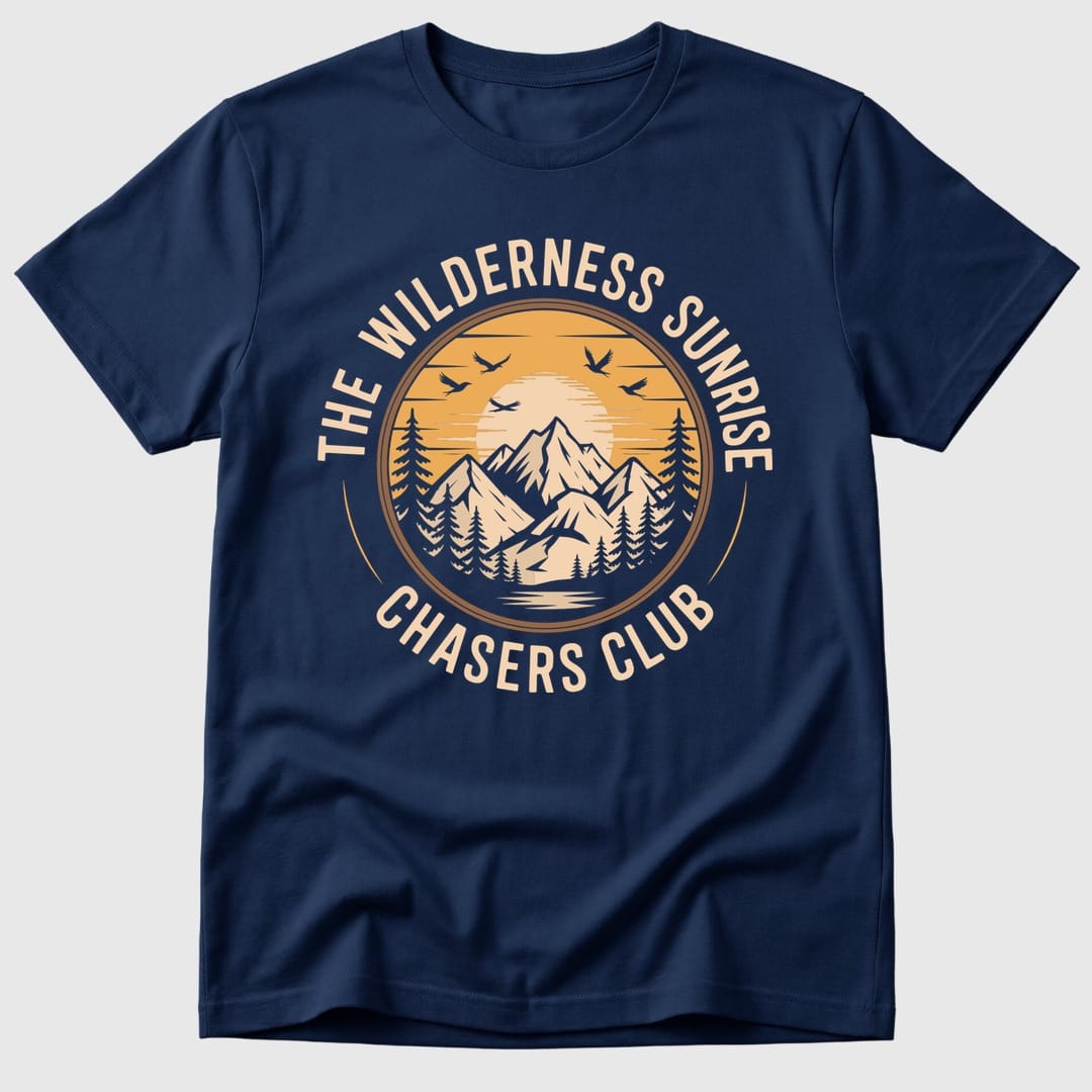 Navy Sunrise Chasers Club - Mosaic Rhino
