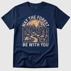 Navy The Forest Is With You - Mosaic Rhino