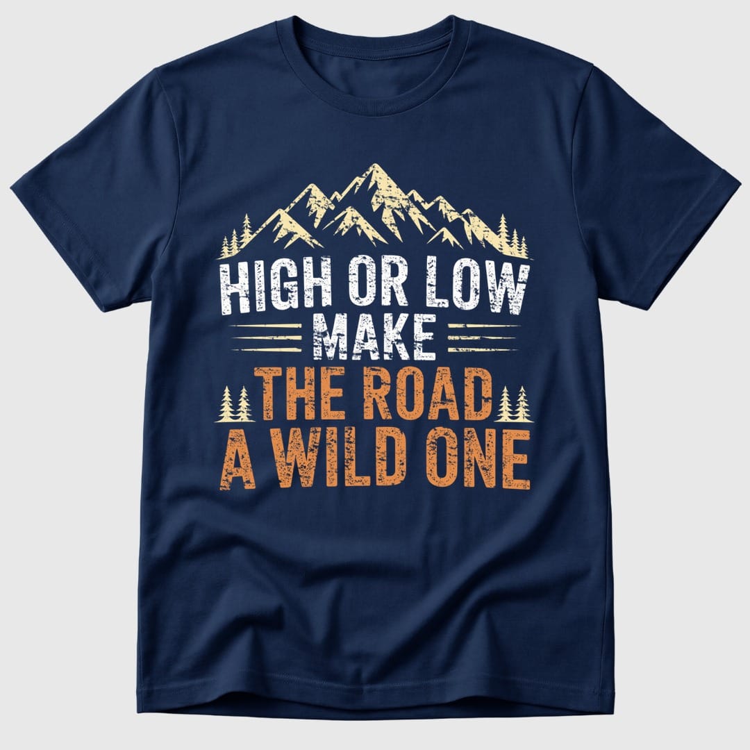 Navy The Wild Road - Mosaic Rhino