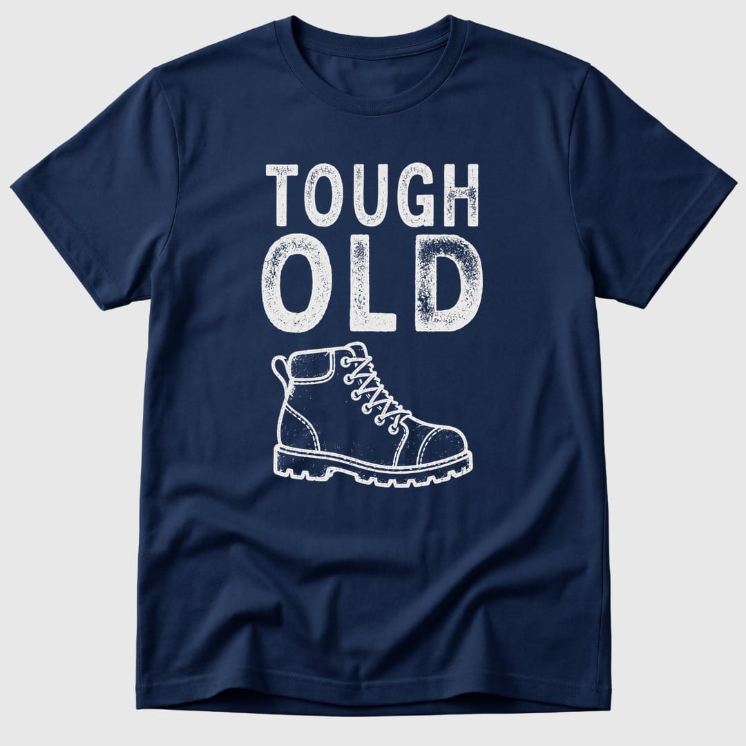 Navy Tough Old Boot - Mosaic Rhino