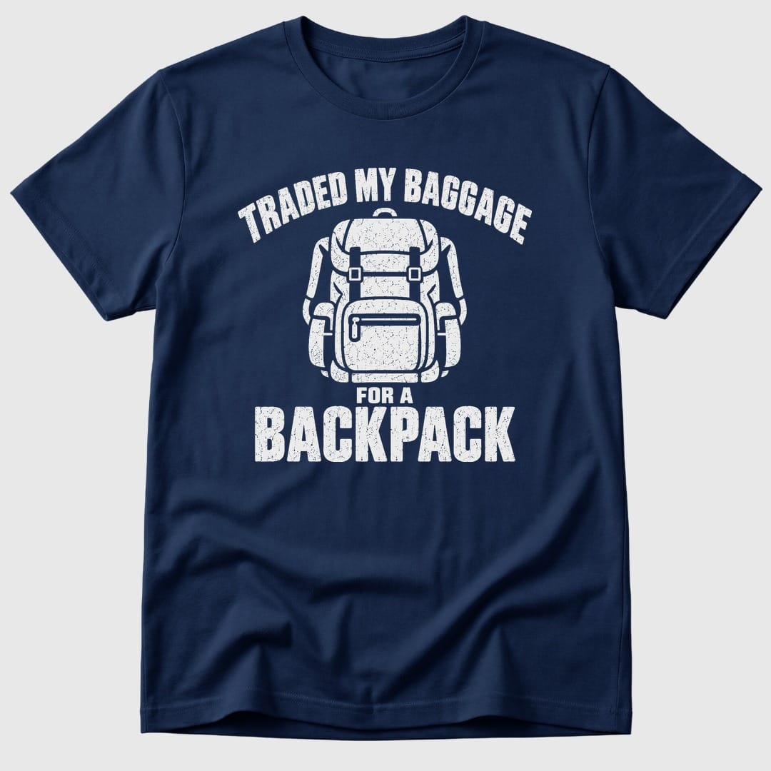 Navy Traded My Baggage - Mosaic Rhino