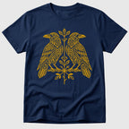 Navy Twin Ravens - Mosaic Rhino
