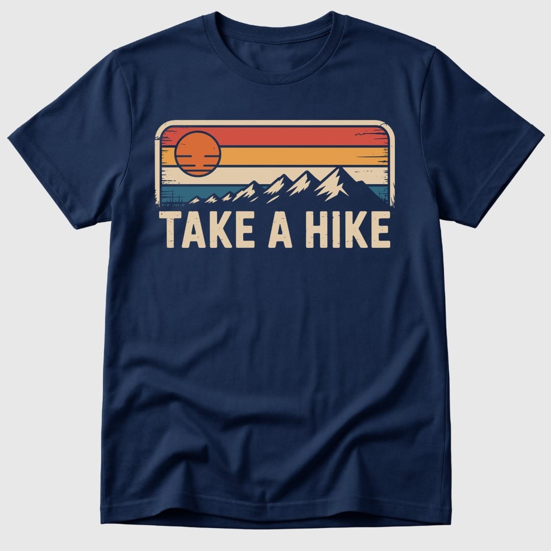 Navy Vintage Take A Hike - Mosaic Rhino
