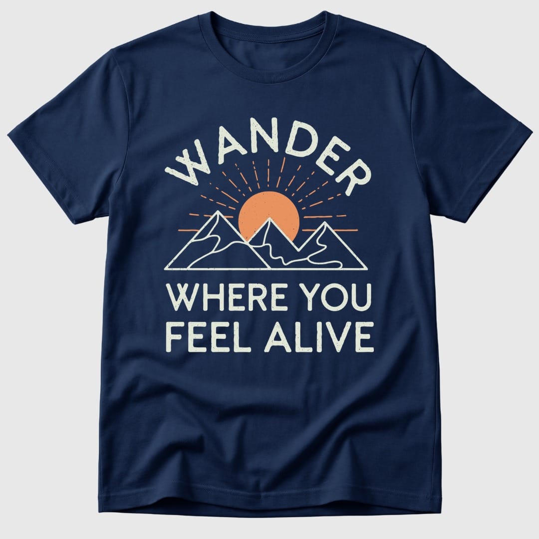 Navy Wander Feel Alive - Mosaic Rhino