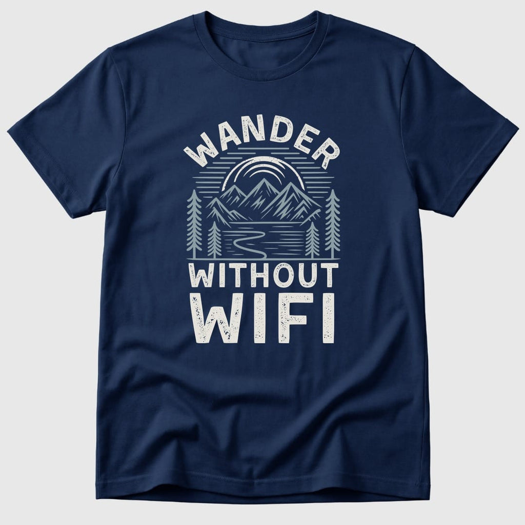 Navy Wander Without WiFi - Mosaic Rhino
