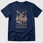 Navy Wanderful Moose - Mosaic Rhino