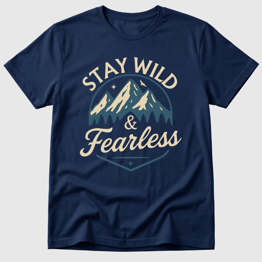 Navy Wild & Fearless - Mosaic Rhino