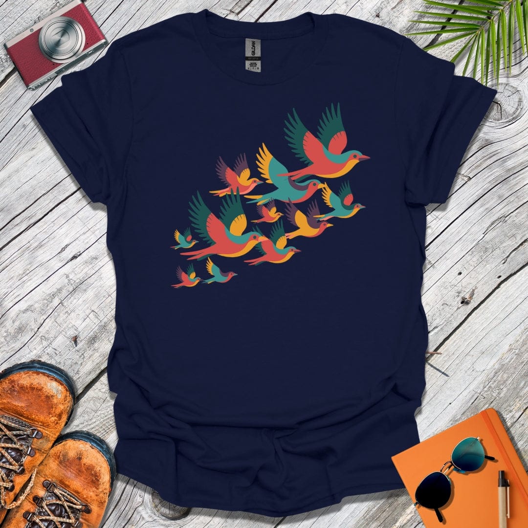 Bright Birds in Flight T-Shirt