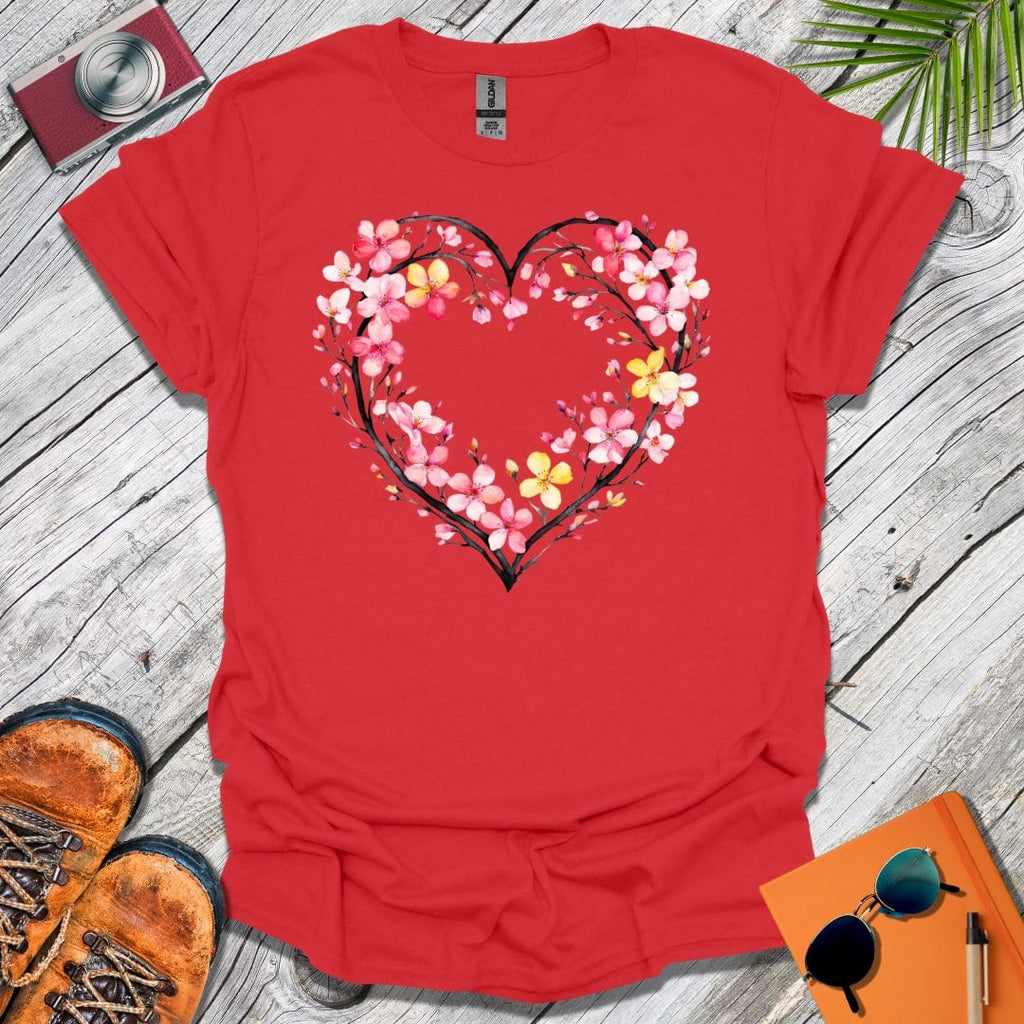 Apple Blossom Heart T-Shirt