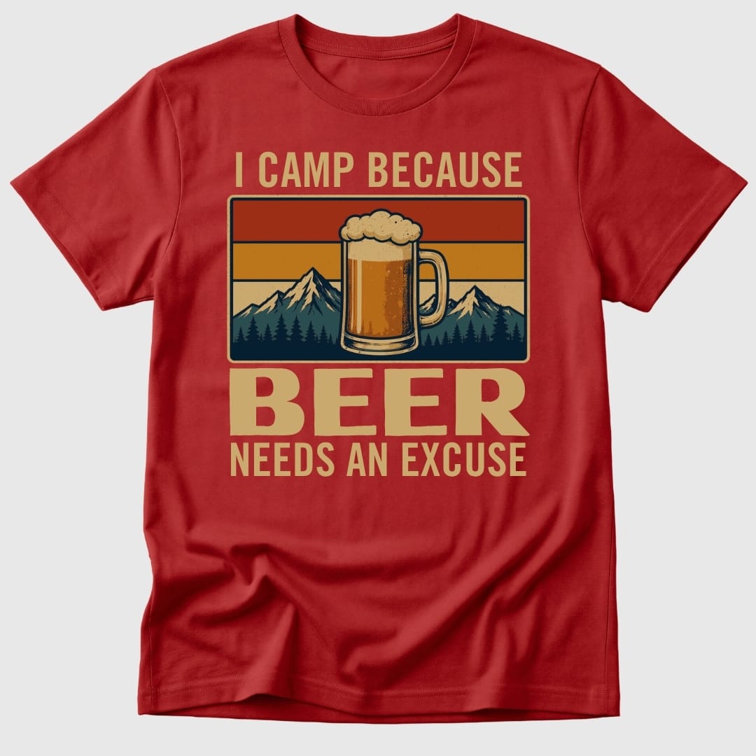 Camp For Beer T-Shirt