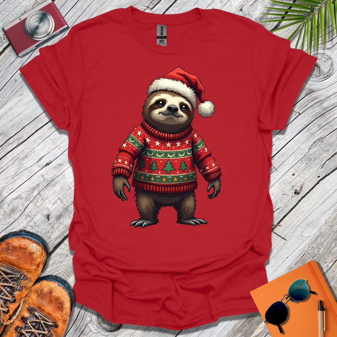 Surly Christmas Sloth T-Shirt